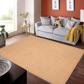 handmade Transitional Kafkaz Chobi Ziegler Tan Tan Hand Knotted RECTANGLE 100% WOOL area rug 6 x 9